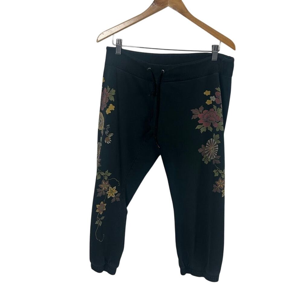Y2K Vintage Lucky Brand Nagoya embroidered track pants size M